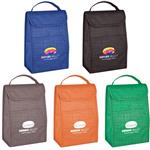 JH3561 Crosshatch Non-Woven Lunch Bag With Custom Imprint